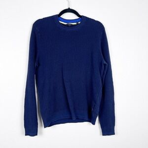 Ted Baker Men's Long Sleeve Knit Sweater Navy Sz‎ 4 (L)